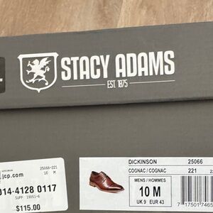 Stacy Adams Men's Cognac Leather Derbys
